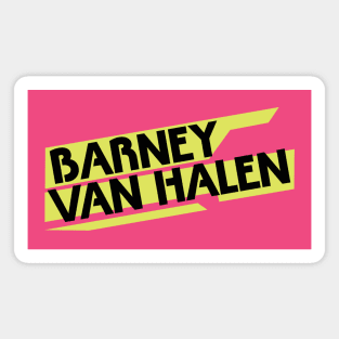 Barney Van Halen - Band Logo Magnet